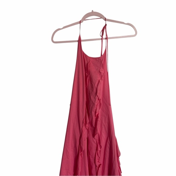 Staud Marika Ruffled Halter Gown - Picture 4 of 8